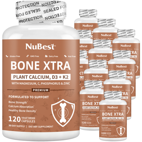 Bone Xtra - Plant-based Calcium to Support Healthy Bones For Adults,