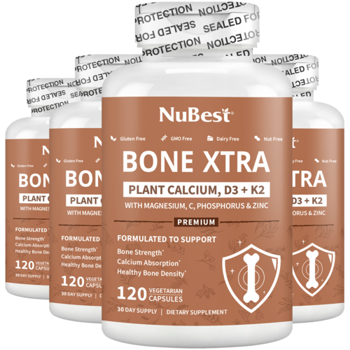 Bone Xtra - Plant-based Calcium to Support Healthy Bones For Adults,