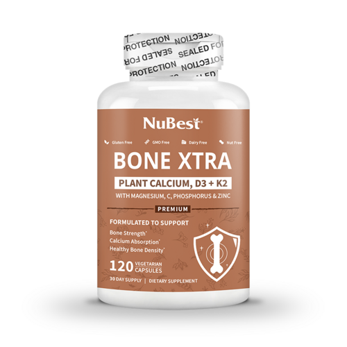 Bone Xtra - Plant-based Calcium to Support Healthy Bones For Adults,